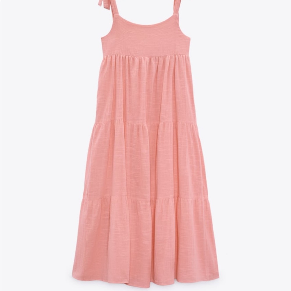 Zara Tiered Cotton Dress